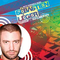 Colorful flier for Sébastien Léger at Refuge PDX, presented by Mo'Pro