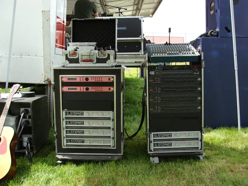 Outdoor event sound setup